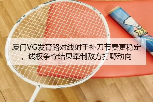 厦门VG发育路对线射手补刀节奏更稳定，线权争夺结果牵制敌方打野动向